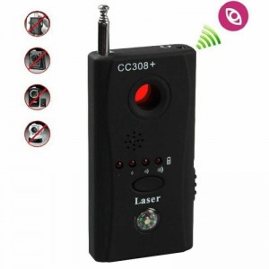 CC308 Wireless RF Scanner bug Detector Anti Spy Camera Detector Rf Signal Detector