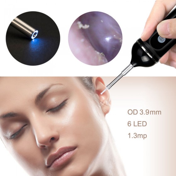 3.9MM WiFi Ear Cleaning Endoscope Mini Ear Endoscope Camera 720P HD
