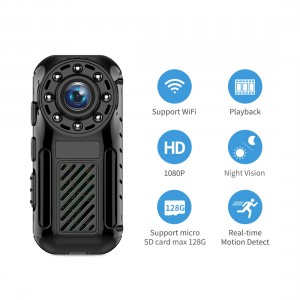 Portable WiFi mini camera remote wireless HD monitoring infrared night vision motion wifi hidden camera