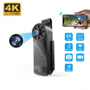New 4K FHD Mini portable body wifi mini dv video camera Wireless outdoor home security Camera